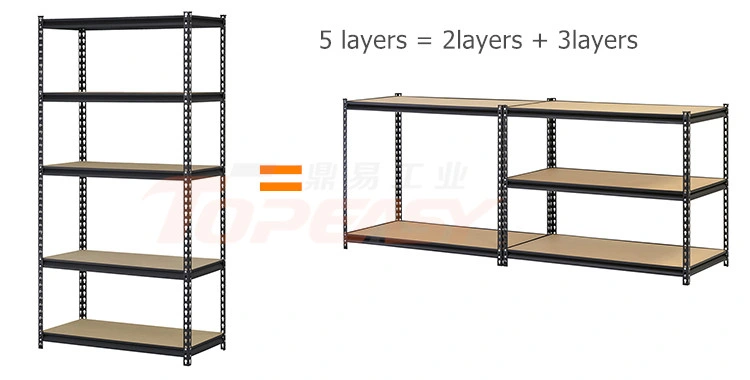 Light Duty Boltless Rivet Shelving for Garage / Home / Warehouse