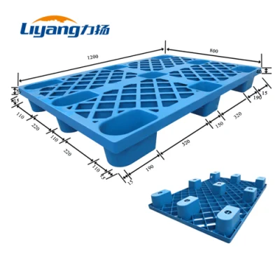 Prezzo dei pallet in plastica standard HDPE leggeri, durevoli e impilabili in Cina